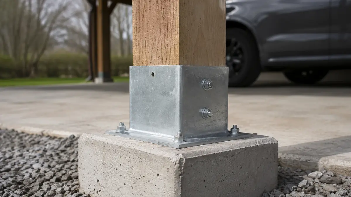 Carport bauen Anleitung: fundament