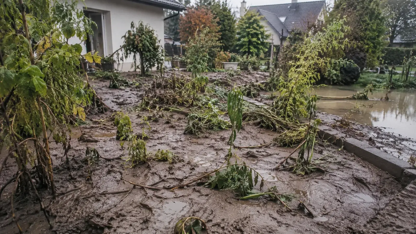 Garten nach Hochwasser: Erste Hilfe, Boden und was man nicht mehr essen darf