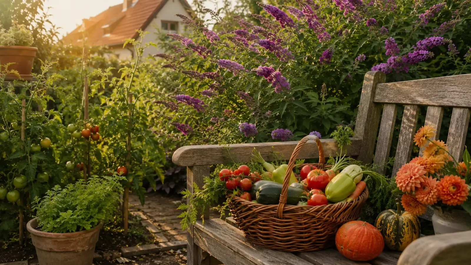 Gartenarbeiten im August