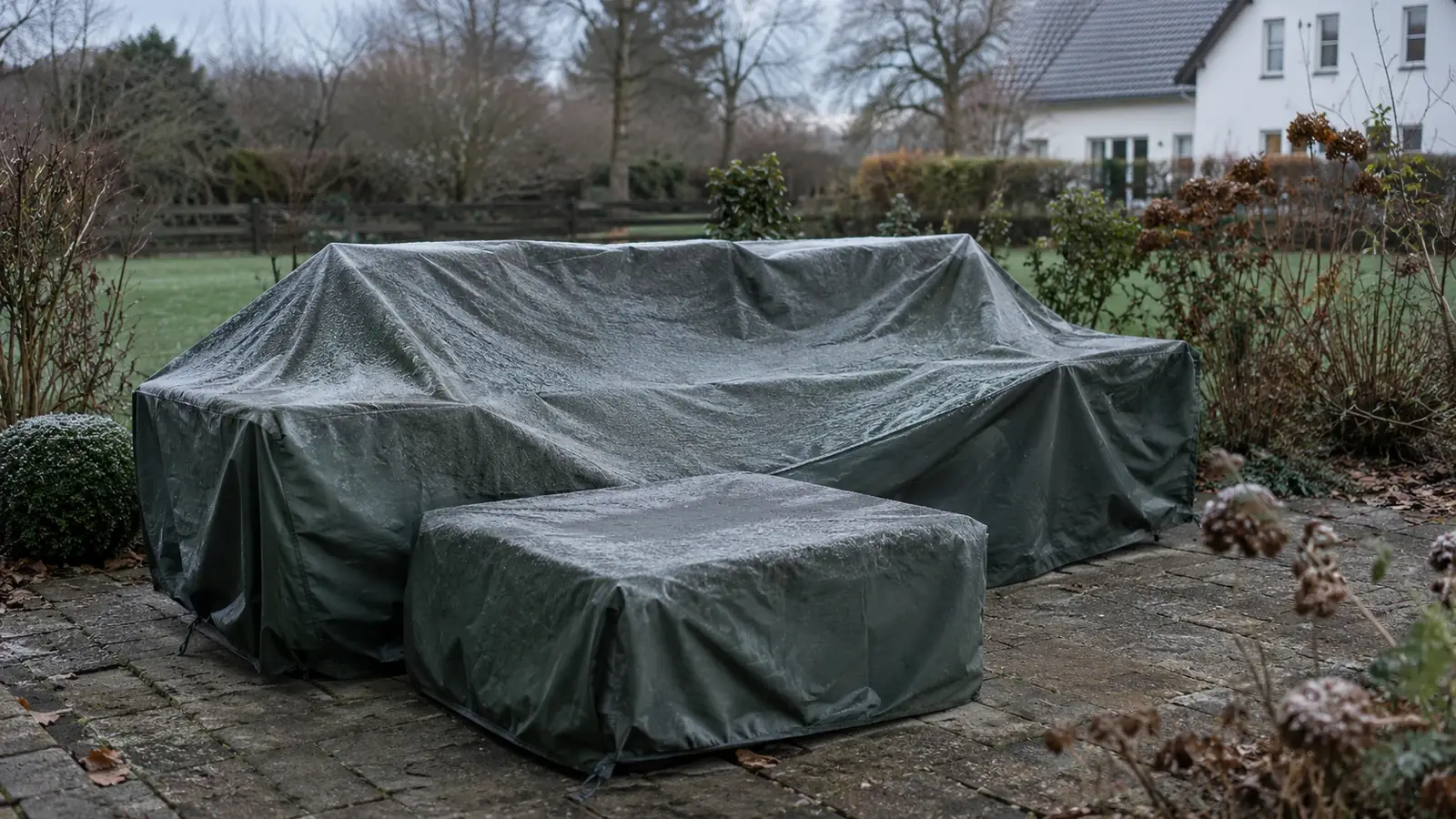 Gartenmöbel überwintern: Innen, Gartenhaus oder Abdeckung
