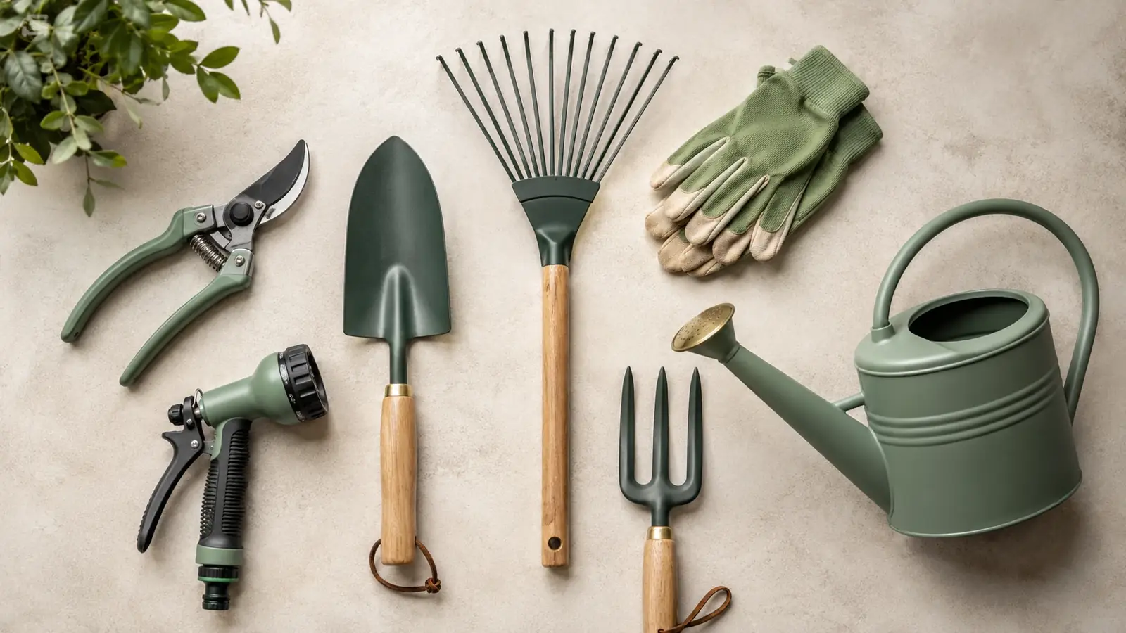 Gartenwerkzeug Grundausstattung