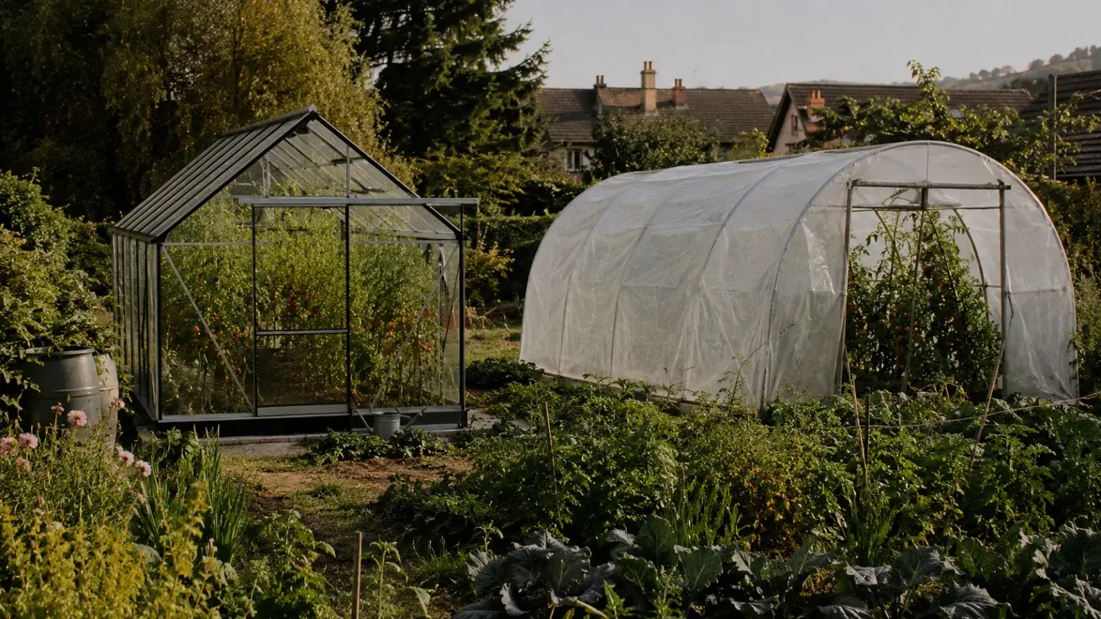 Gewächshaus vs. Folientunnel: Kosten, Vorteile, Eignung | gartenfeeling