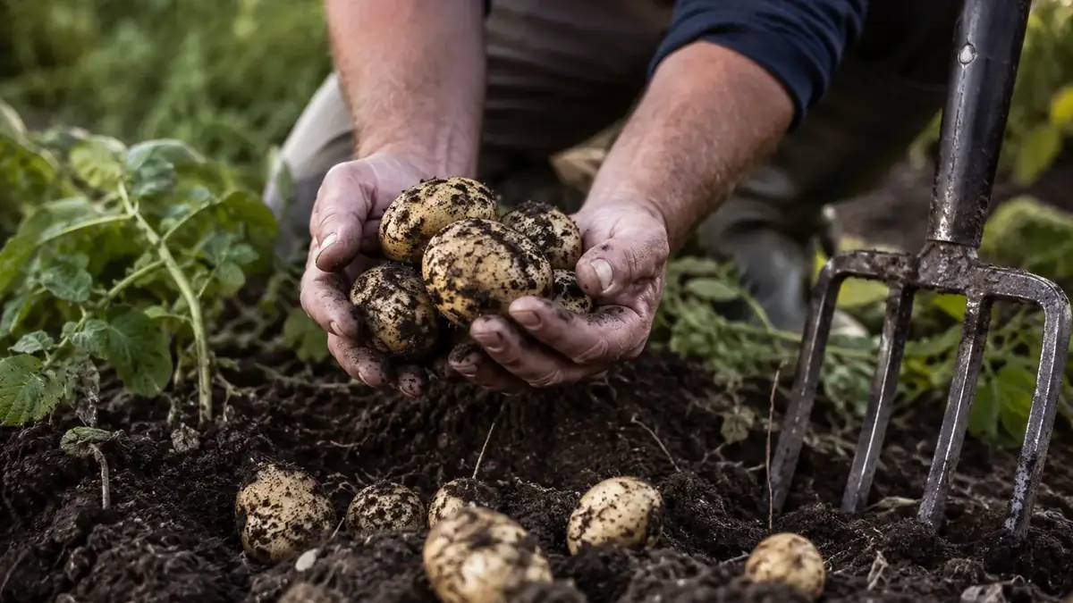 Kartoffeln und Lagergemüse für die kalte Jahreszeit