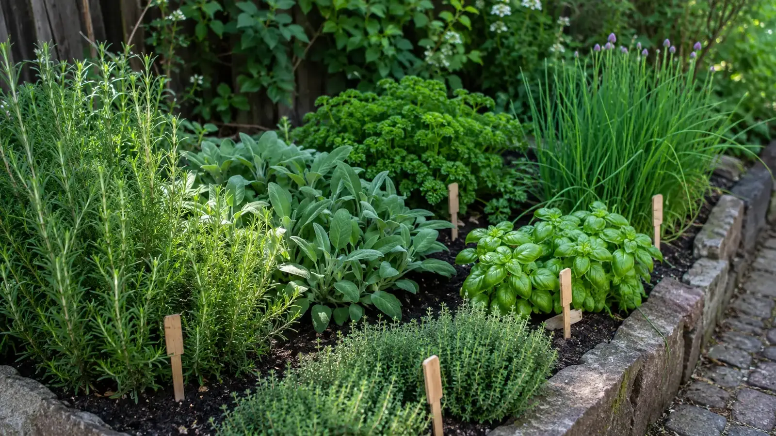 Kräuterbeet anlegen im Garten