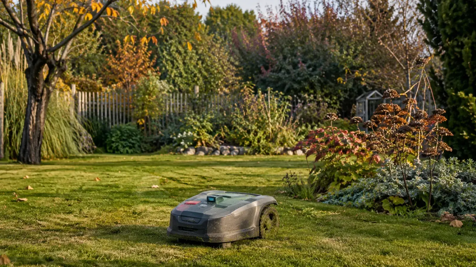 Mähroboter übers Gartenjahr: Saison, Pflege und Igelschutz