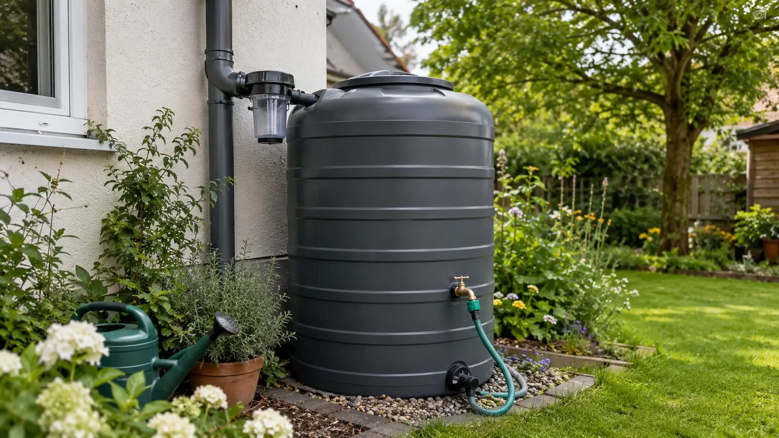Regenwassernutzung im Garten