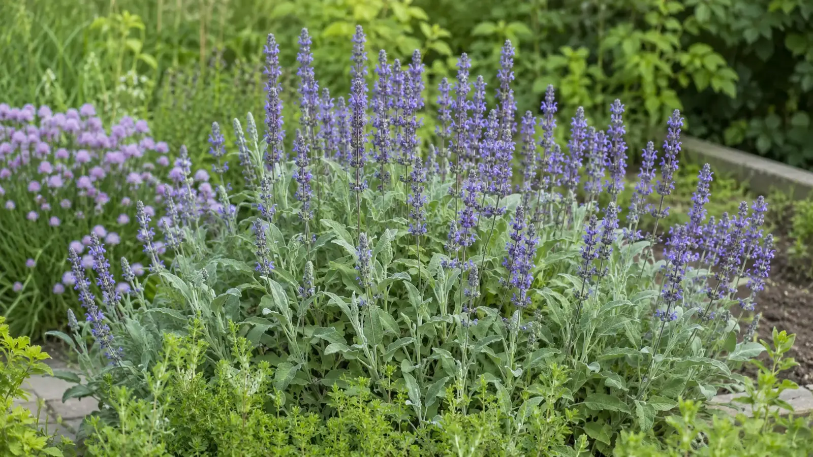 Salbei pflegen im Garten