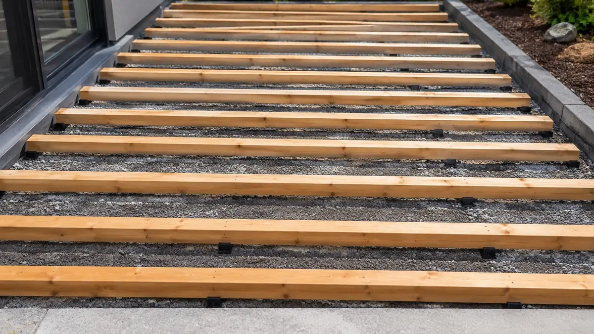Terrasse anlegen Anleitung: unterbau